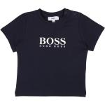 Chlapčenské Designer Detské tričká HUGO BOSS BOSS tmavo modrej farby z bavlny do 9 mesiacov v zľave 