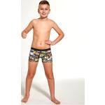 Chlapčenské Chlapčenské boxerky cornette hnedej farby z bavlny v zľave 