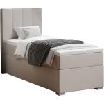 Boxspring postele Kondela hnedej farby v modernom štýle z dreva v zľave 
