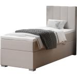 Boxspring postele Kondela hnedej farby v modernom štýle s prešívaným vzorom z dreva s nohami v zľave 