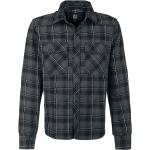 Brandit - Checkshirt - Flanelová košeľa - sivá čierna biela