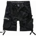 Pánske Šortky brandit čiernej farby v streetwear štýle vo veľkosti XXL s motívom Motörhead udržateľná móda 