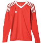 Detské tričká s dlhým rukávom adidas Junior červenej farby v športovom štýle z polyesteru do 6 rokov s dlhými rukávmi udržateľná móda 