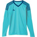Detské tričká s dlhým rukávom adidas Junior modrej farby v športovom štýle z polyesteru do 6 rokov s dlhými rukávmi udržateľná móda 