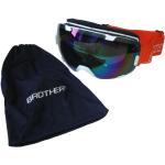 Lyžiarske okuliare Brother sivej farby v športovom štýle technológia Anti-fog 