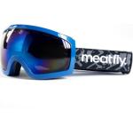 Lyžiarske okuliare Meatfly modrej farby v športovom štýle z kovu 
