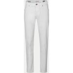 Pánske Slim Fit jeans Bugatti bielej farby z bavlny 
