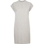Dámske Šaty pre moletky sivej farby v ležérnom štýle z bavlny vo veľkosti 5 XL s krátkymi rukávmi 