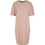 Dámske Šaty pre moletky BIO ružovej farby z bavlny vo veľkosti 4 XL s okrúhlym výstrihom udržateľná móda 