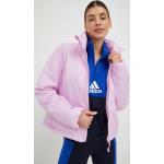 Dámske Krátke bundy adidas ružovej farby z polyesteru vo veľkosti XS udržateľná móda 