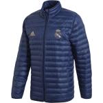 Športové bundy adidas Sportswear modrej farby vo veľkosti XXXL s motívom Real Madrid 