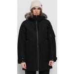 Dámske Zimné bundy Burton nepremokavé Priedušní čiernej farby na zips Kapucňa v zľave udržateľná móda 