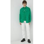 Pánske Krátke bundy G-Star Raw BIO zelenej farby z bavlny udržateľná móda 