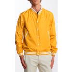 Pánske Baseballové bundy Gant vetruvzdorné žltej farby v preppy štýle z polyesteru 