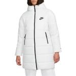 Dámske Športové bundy Nike Sportswear bielej farby Kapucňa v zľave na zimu 