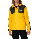 Jesenná móda The North Face Mountain žltej farby s kapucňou Zľava 