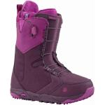 Dámska Športová obuv Burton ružovej farby s rýchlym šnurovaním so strednou flexibilitou na zimu 