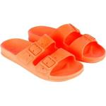 Dámske Sandále oranžovej farby zo syntetiky vo veľkosti 41 na leto 