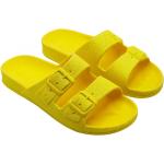 Dámske Sandále žltej farby zo syntetiky vo veľkosti 41 na leto 