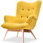 Obývačka žltej farby v elegantnom štýle 