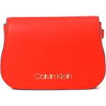 Dámske Designer Ľadvinky Calvin Klein oranžovej farby z polyuretánu Vegan 