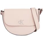 Dámske Designer Luxusné kabelky Calvin Klein ružovej farby z polyuretánu 