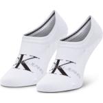 Dámske Designer Ponožky Calvin Klein bielej farby z bavlny 