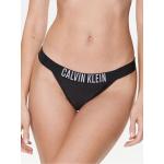 Dámsky Designer Spodný diel plaviek Calvin Klein čiernej farby z polyamidu 
