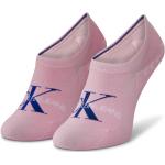 Dámske Designer Ponožky Calvin Klein ružovej farby z bavlny 