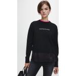 Dámska Designer Jesenná móda Calvin Klein čiernej farby z bavlny na zimu 