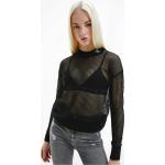 Dámska Designer Jesenná móda Calvin Klein čiernej farby z bavlny na zimu 