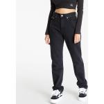 Dámske Designer Slim Fit jeans Calvin Klein Jeans čiernej farby vo veľkosti XXS so šírkou 27 s dĺžkou 30 v zľave 