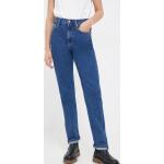 Dámske Designer Slim Fit jeans Calvin Klein Jeans modrej farby vo veľkosti XXS so šírkou 27 s dĺžkou 30 v zľave 