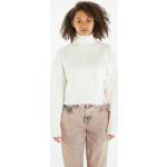 Dámska Designer Jesenná móda Calvin Klein Jeans slonovinovej farby vo veľkosti XS Zľava na zimu 