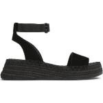 Dámske Športové sandále Calvin Klein Jeans čiernej farby vo veľkosti 38 v zľave na leto 