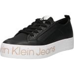 Calvin Klein Jeans Nízke tenisky zlatá / čierna / biela