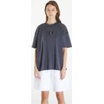 Dámske Designer Tričká s krátkym rukávom Calvin Klein Jeans sivej farby vo veľkosti XS 