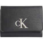 Dámske Designer Luxusné peňaženky Calvin Klein Jeans sivej farby v zľave 