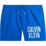Designer Plavecké šortky Calvin Klein svetlo modrej farby z polyesteru vo veľkosti XXL v zľave na jar 