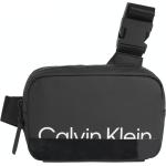 Pánske Designer Tašky Calvin Klein čiernej farby z polyuretánu na zips 