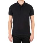 Pánske Designer Polo tričká Calvin Klein čiernej farby z bavlny 