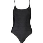 Dámske Designer Jednodielne plavky Calvin Klein čiernej farby 