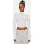 Dámska Designer Jesenná móda Calvin Klein PERFORMANCE bielej farby z flisu Zľava na zimu 