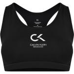 Dámske Designer Športové podprsenky Calvin Klein PERFORMANCE čiernej farby z polyesteru vhodné na súťaže vhodné na posilňovanie v zľave 
