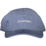 Pánske Designer Šiltovky Calvin Klein modrej farby z bavlny 