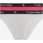 Dámsky Designer Spodný diel plaviek Calvin Klein tmavo ružovej farby z bavlny vo veľkosti XS v zľave 