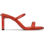 Dámske Designer Šľapky Calvin Klein červenej farby vo veľkosti 36 v zľave na leto 