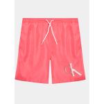 Designer Detské plavecké šortky Calvin Klein Swimwear ružovej farby zo syntetiky v zľave 