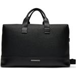 Pánske Designer Cestovné kufre Calvin Klein čiernej farby v modernom štýle z koženky v zľave 