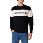 Pánske Tričká Calvin Klein sivej farby s okrúhlym výstrihom s dlhými rukávmi 